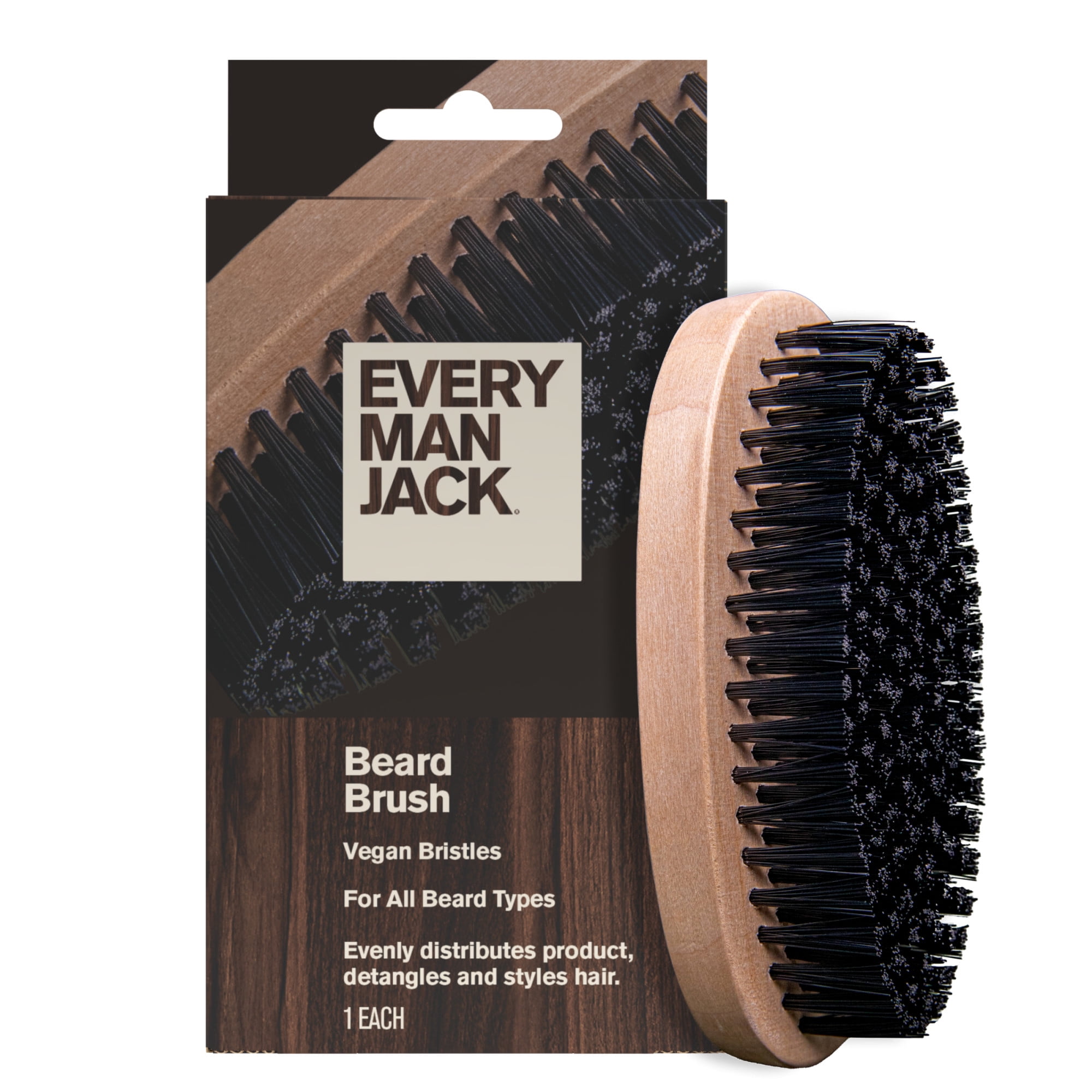 Men'S Grooming Brush - 남성용 수염 브러쉬 (동물 실험 없는