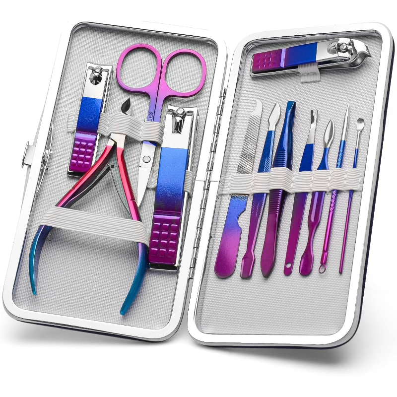Mens Grooming Kit Luxury - 매니큐어 세트 네일 클리퍼 페디큐어 키트