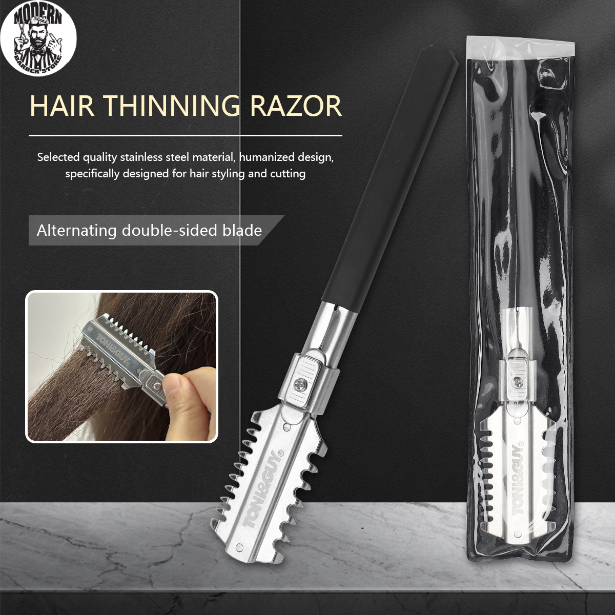 Men'S Grooming Razor - 살롱 이중날 면도기 이발칼 수동 헤어