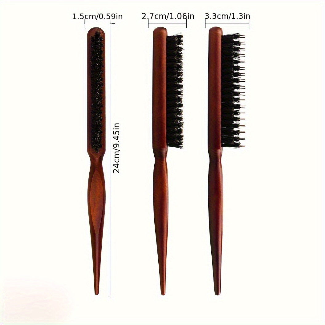 나무 손잡이가 있는 1Pc 정전기 방지 헤어 빗, 남성 - Men'S Grooming Brush 리뷰 및 가격