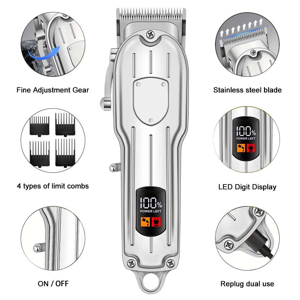 남성용 전문 헤어 클리퍼 - 무선 이발기 및 그루밍용  - Men'S Grooming Brush 리뷰 및 가격