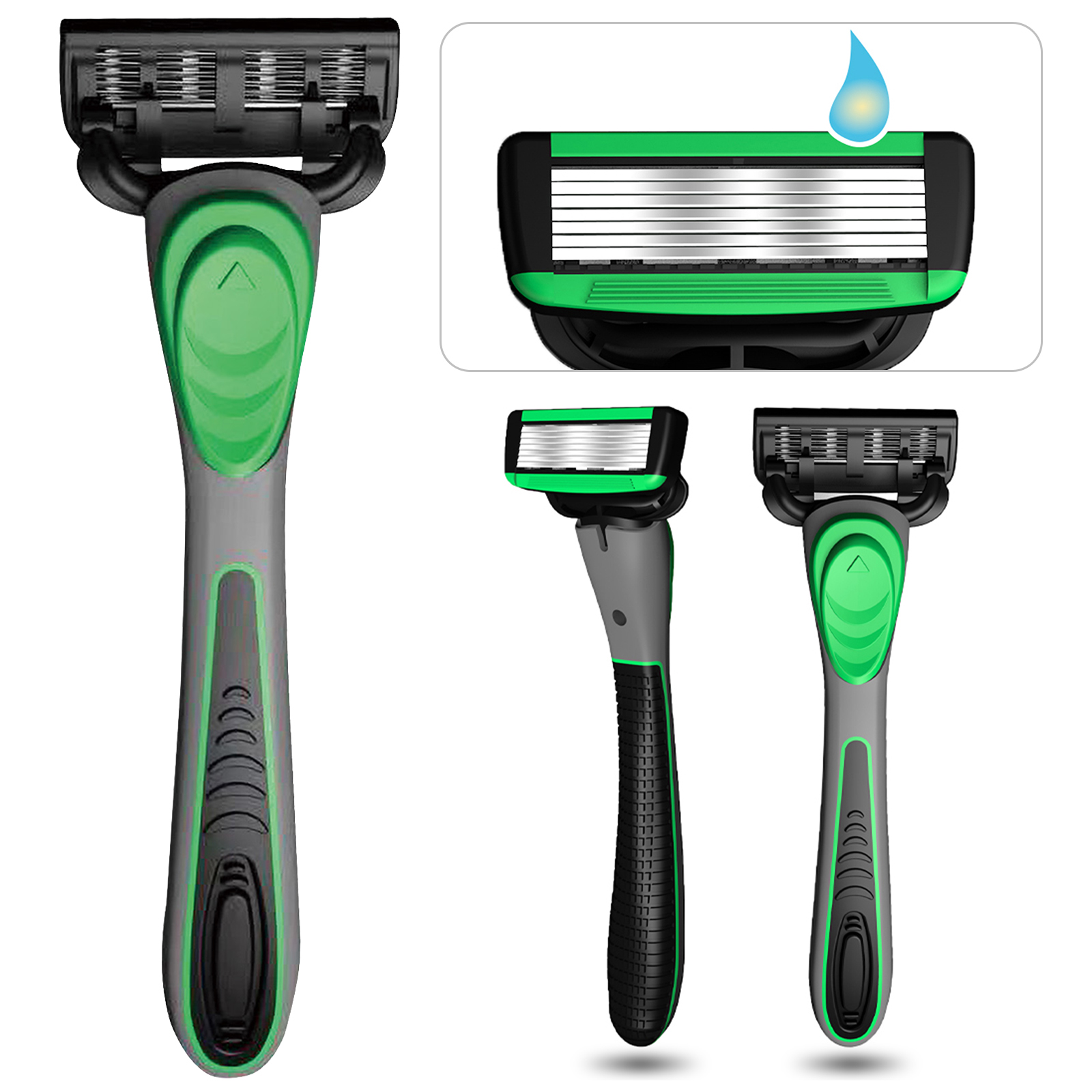 남성용 7중 수동 면도기 세트 (교체 가능한 면도날 포 - Men'S Grooming Gel 리뷰 및 가격