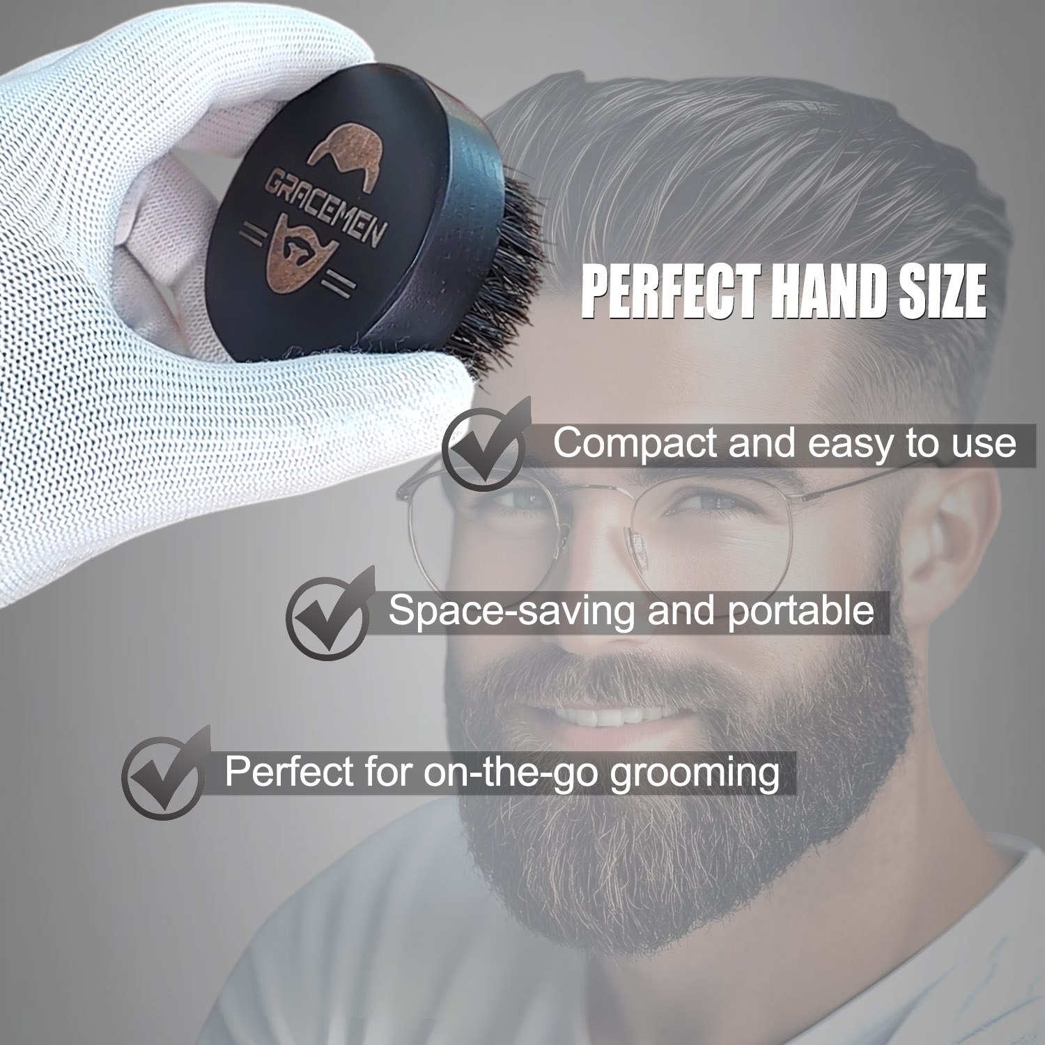 남성용 라운드 수염 브러쉬 – 100% 천연 멧돼지 털 - Men'S Grooming Brush 리뷰 및 가격