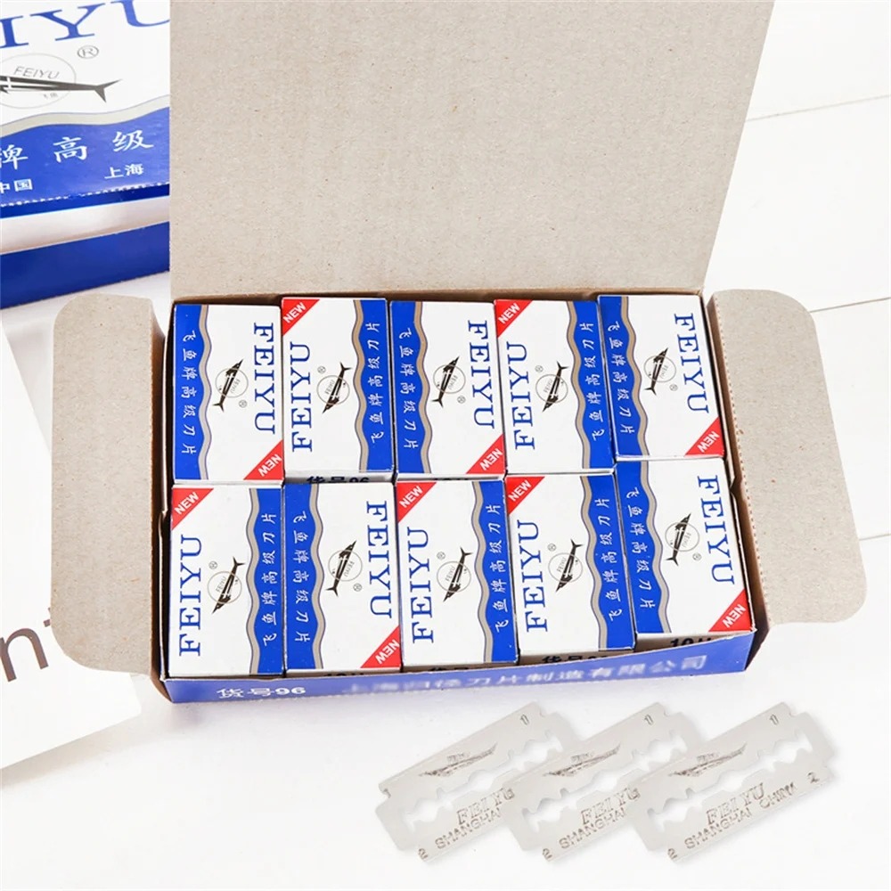 50pcs 스테인레스 스틸 더블 에지 면도날 남성용 면 - Men'S Grooming Razor 리뷰 및 가격