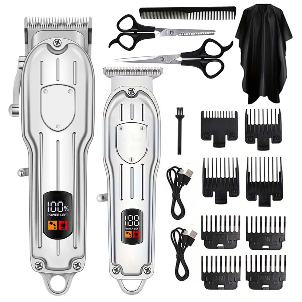 전기 헤어 클리퍼 디지털 디스플레이 다기능 가정용 헤어 - Mens Grooming Tools 리뷰 및 가격