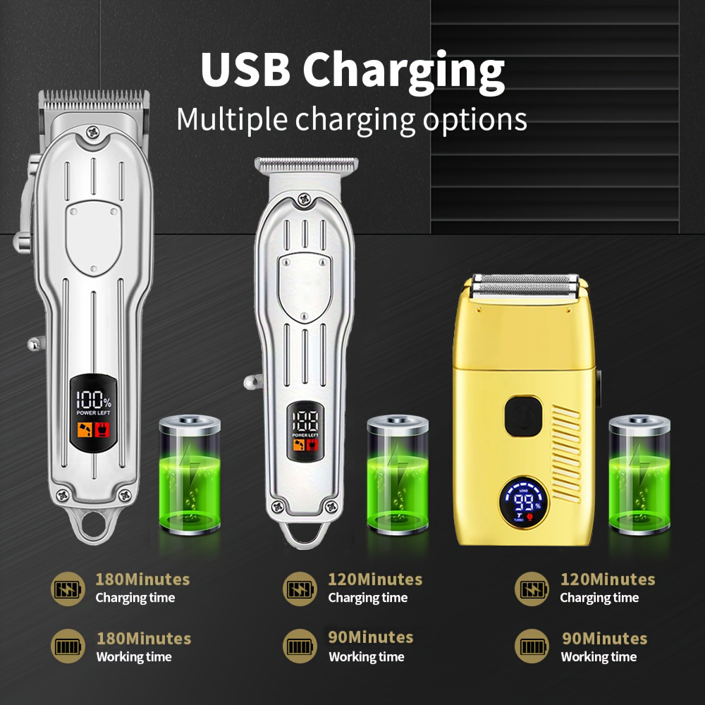 헤어 클리퍼 전기 면도기 남성용 USB 충전식 클리퍼  - Men'S Grooming Razor 리뷰 및 가격