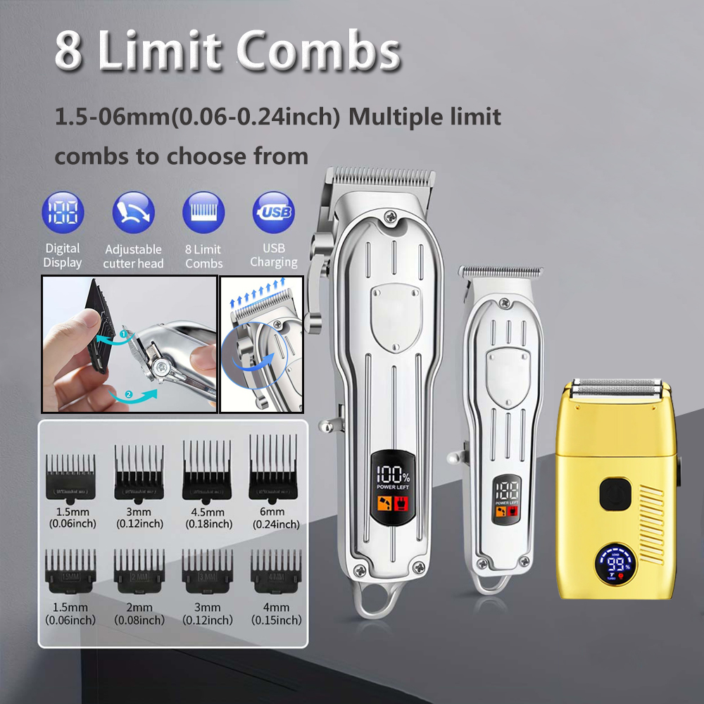헤어 클리퍼 전기 면도기 남성용 USB 충전식 클리퍼  - Men'S Grooming Razor 리뷰 및 가격