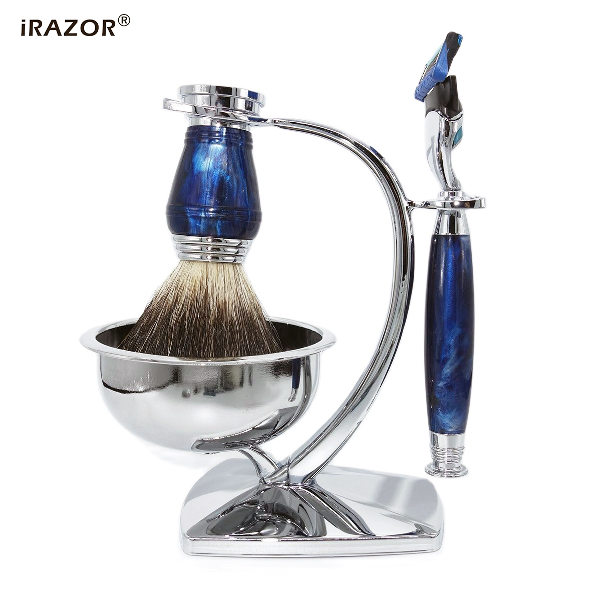 아이레이저 로얄 블루 럭셔리 남성 면도 키트 더블 엣지 - Mens Grooming Kit Luxury 리뷰 및 가격