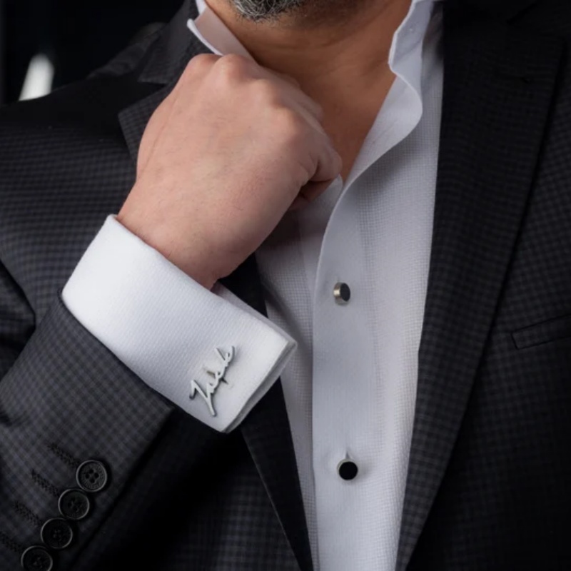 맞춤 이름 커프스 단추 18K 금도금 스테인리스 스틸  - Men'S Grooming & Health Made Simple 리뷰 및 가격